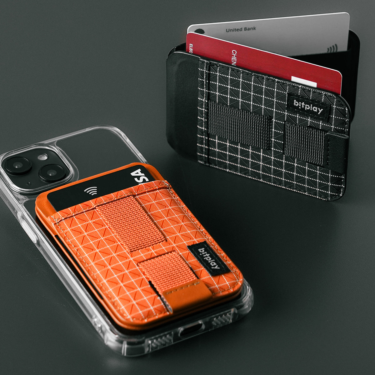 Bitplay Magnetic Wallet Stand V2 - Orange