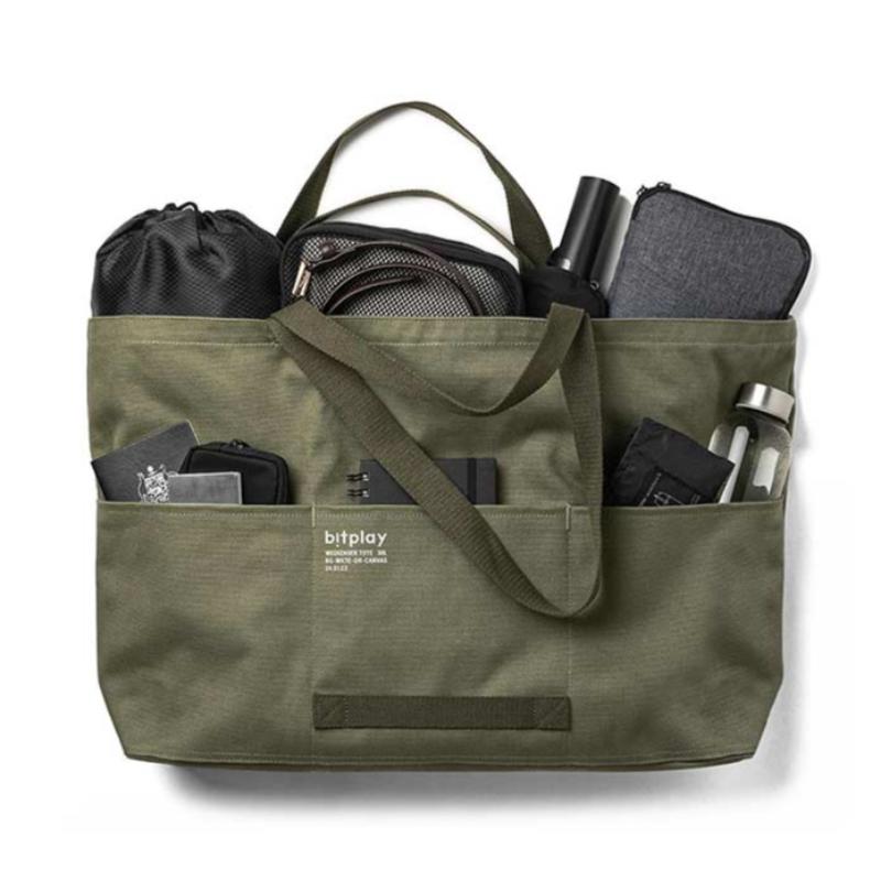 Bitplay Weekender Canvas Tote 30L - Grey