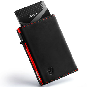 LORZOR Pop-up Leather Wallet