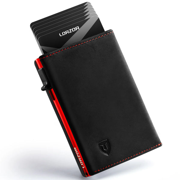 LORZOR Pop-up Leather Wallet