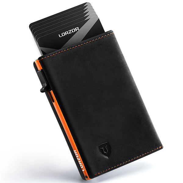 LORZOR Pop-up Leather Wallet