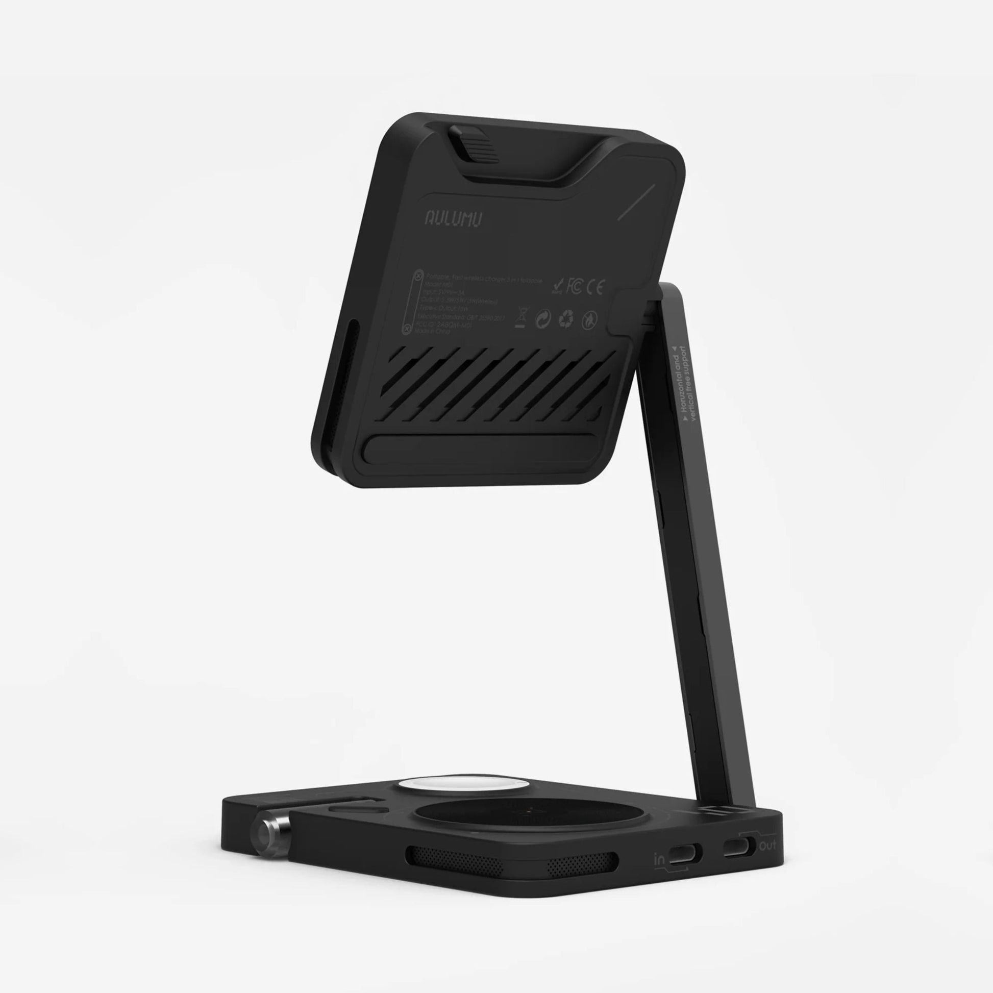 Aulumu M01 4-in-1 Folding Wireless Charging Station&Pad | MagSafe