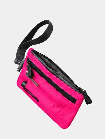 Alpaka Zip Clutch - Hot Pink RVX20