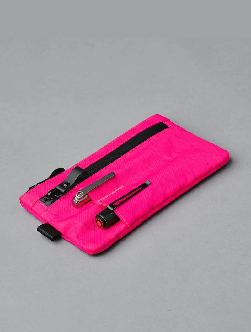 Alpaka Zip Clutch - Hot Pink RVX20