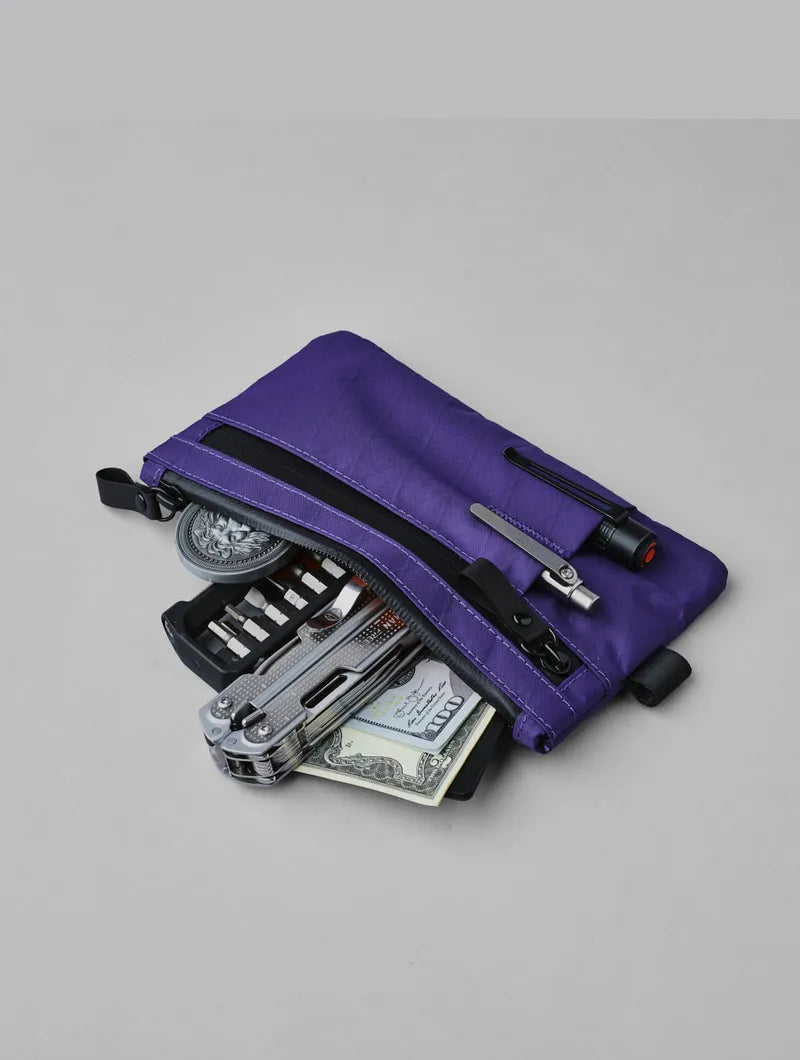 Alpaka Zip Clutch - Vivid