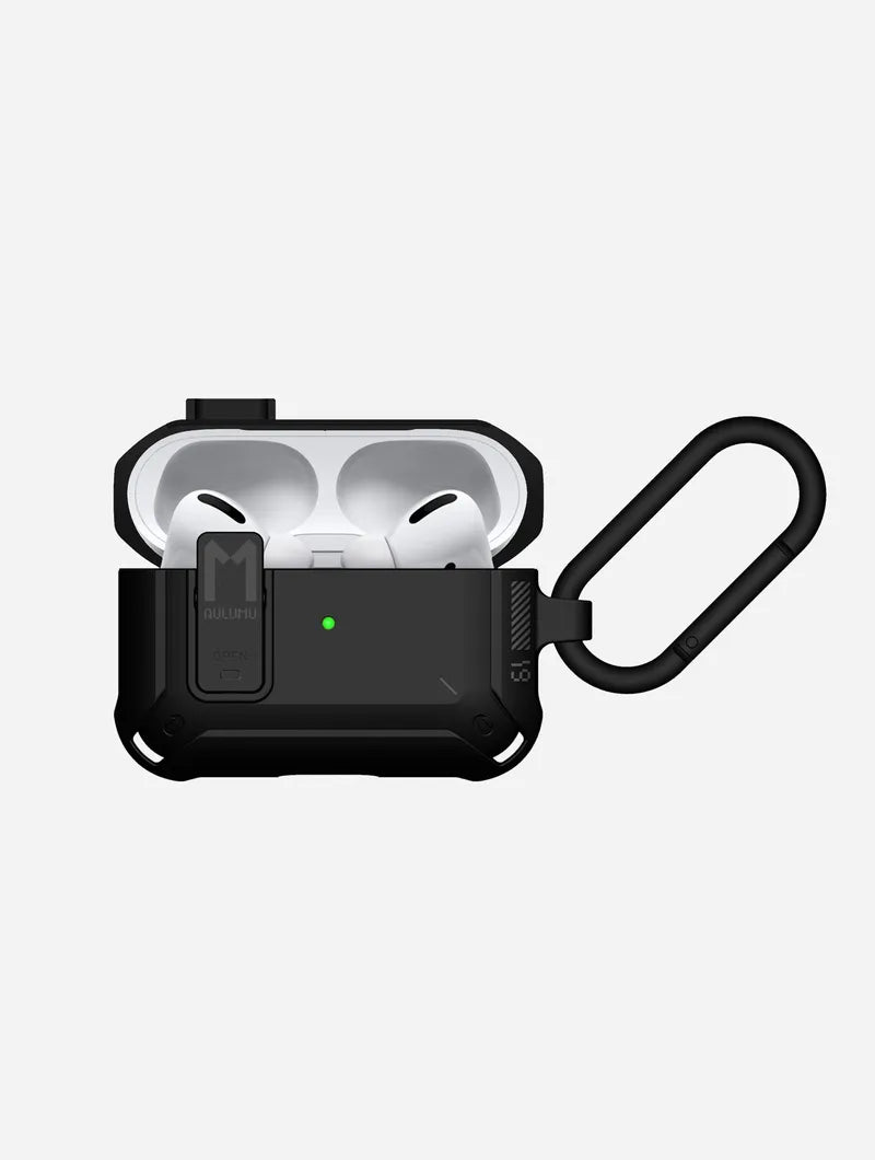 Aulumu A19 AirPods Pro Case with Lock&Keychain