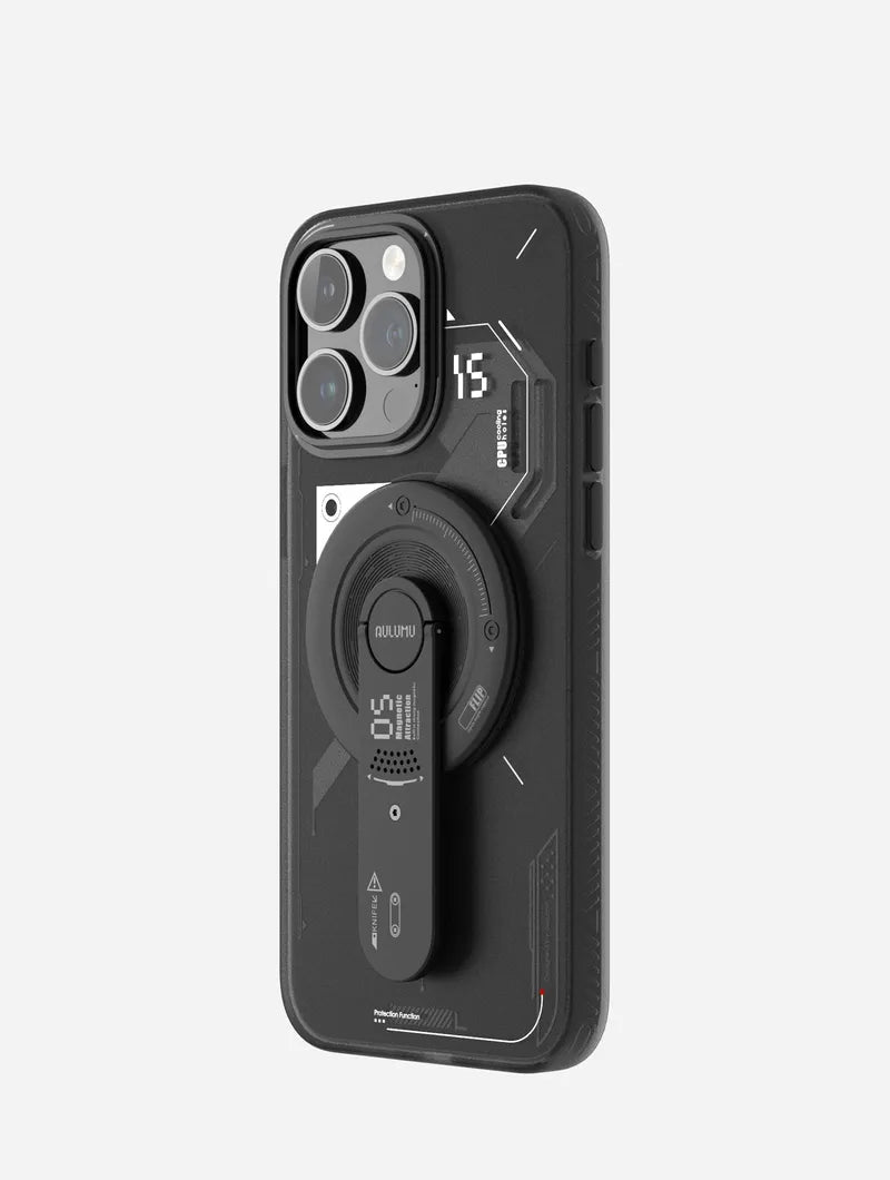 Aulumu G05  4-in-1 Phone Kickstand with Box Opener | Black | MagSafe