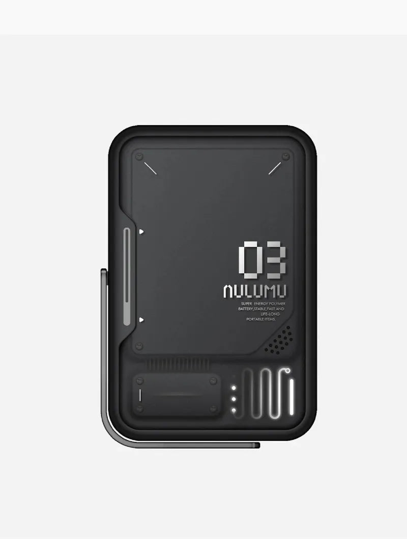 Aulumu M03 Magnetic Wireless Battery Pack 3.5K | MagSafe | Black