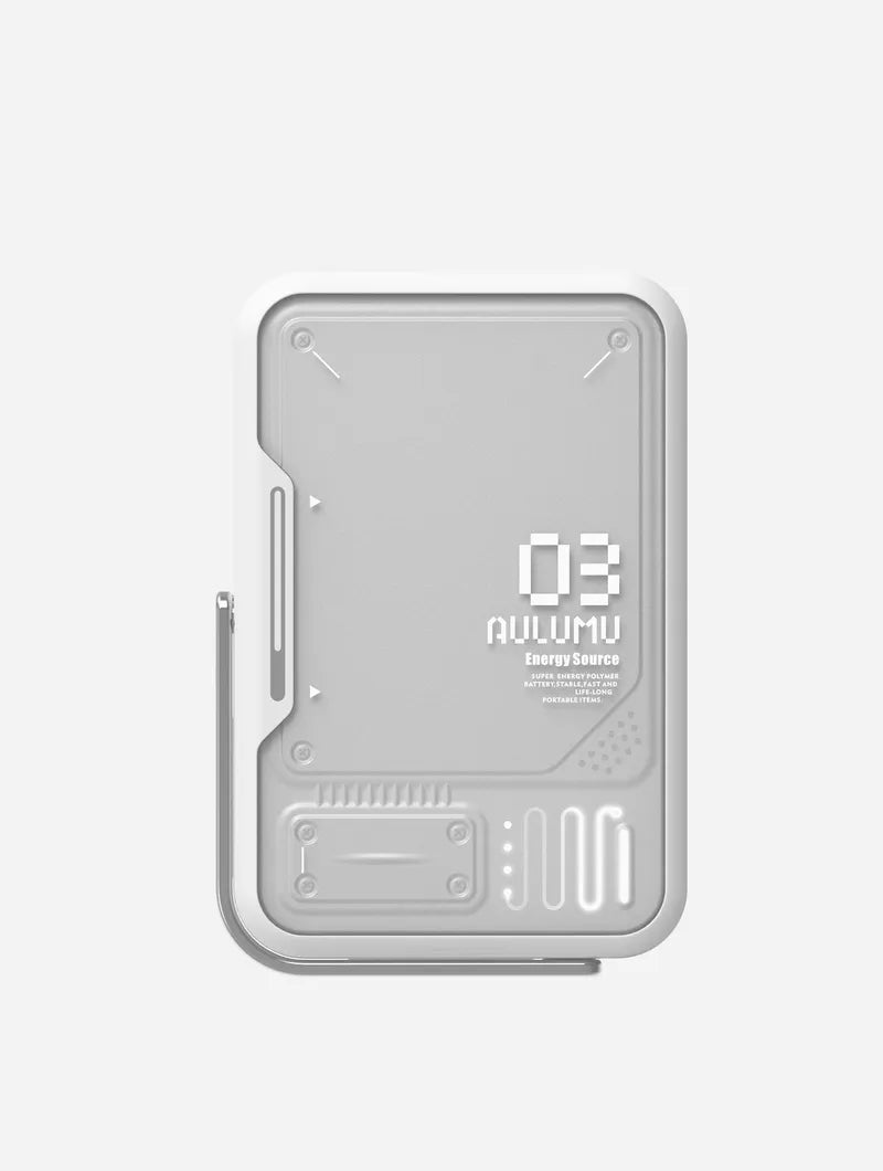 Aulumu M03 Magnetic Wireless Battery Pack 3.5K | MagSafe | Silver