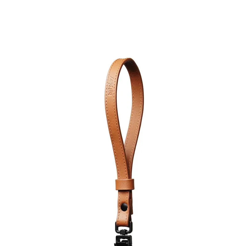 Bitplay Leather Wrist Strap - Caramel Brown (Strap Adapter included）