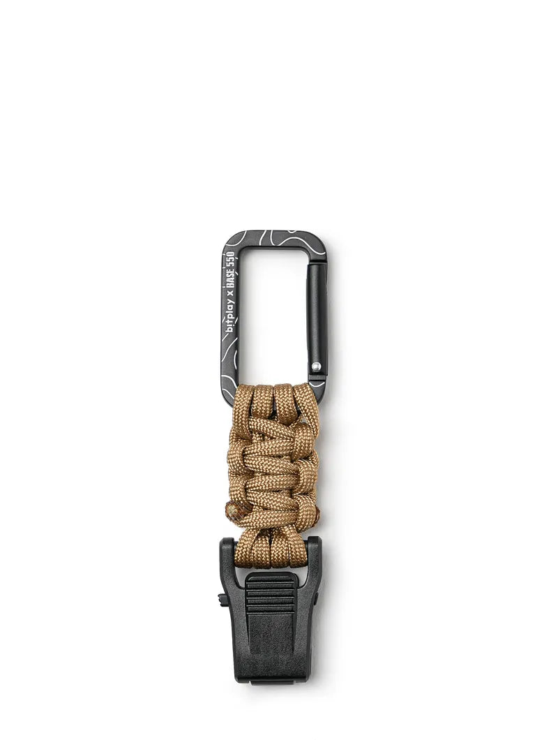 Bitplay Paracord Quick-Release Carabiner - Base550 Sand