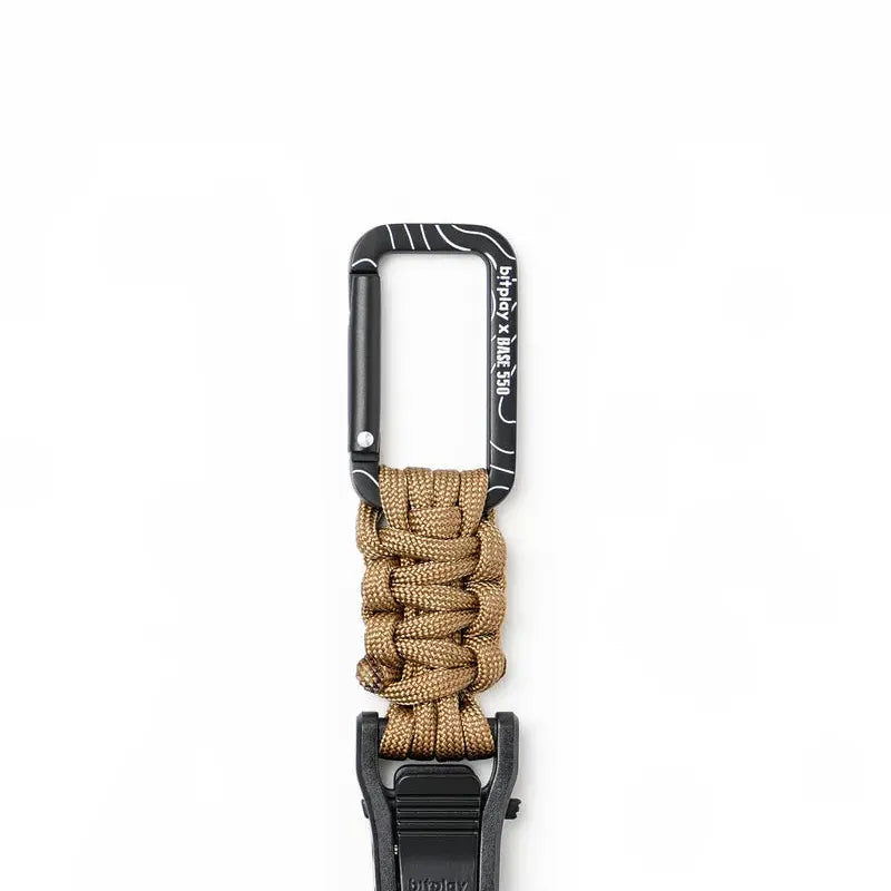 Bitplay Paracord Quick-Release Carabiner - Base550 Sand