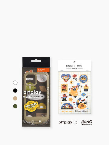 Bitplay RONG X bitplay｜Wander Case for iPhone 13 Series (RONG & bitplay Sticker Set Included）