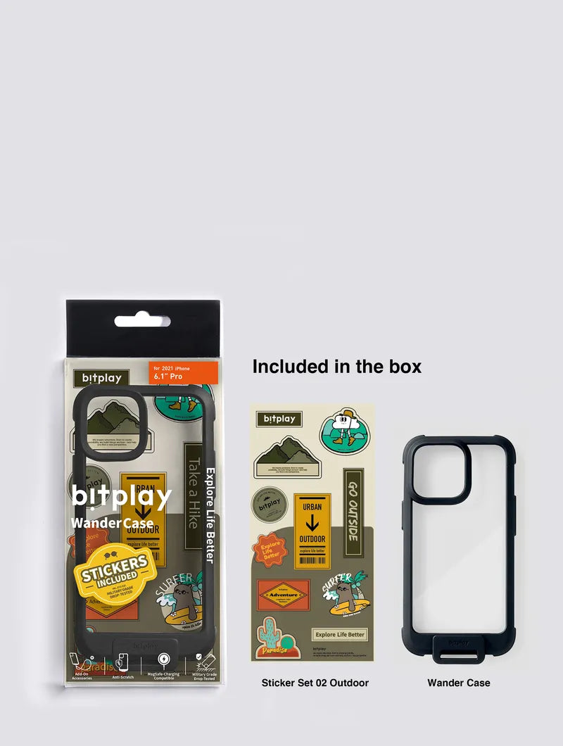 Bitplay RONG X bitplay｜Wander Case for iPhone 13 Series (RONG & bitplay Sticker Set Included）