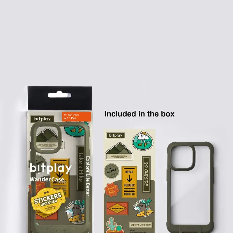 Bitplay RONG X bitplay｜Wander Case for iPhone 13 Series (RONG & bitplay Sticker Set Included）