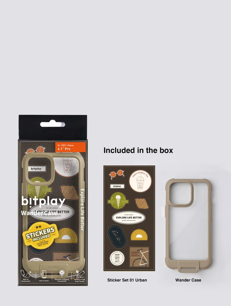 Bitplay RONG X bitplay｜Wander Case for iPhone 13 Series (RONG & bitplay Sticker Set Included）