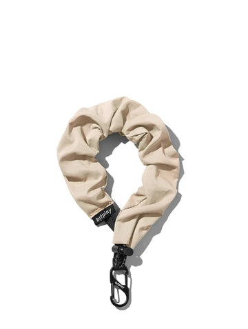 Bitplay Scrunchie Wrist Strap - Sand Beige (Strap Adapter included）