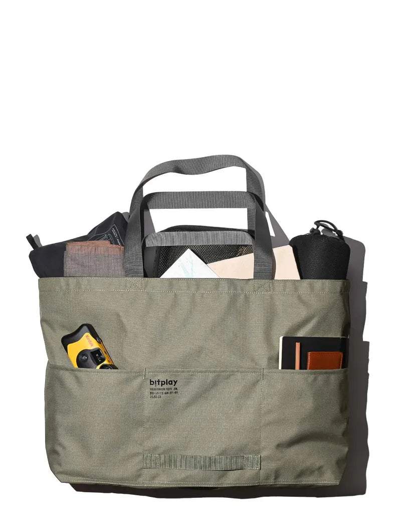 Bitplay Water-repellent Weekender Tote - Sand