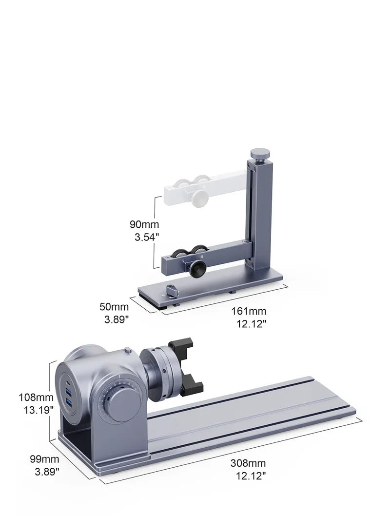 Laserpecker LaserPecker Rotary Extension For LP4/LP5/LX1 Series